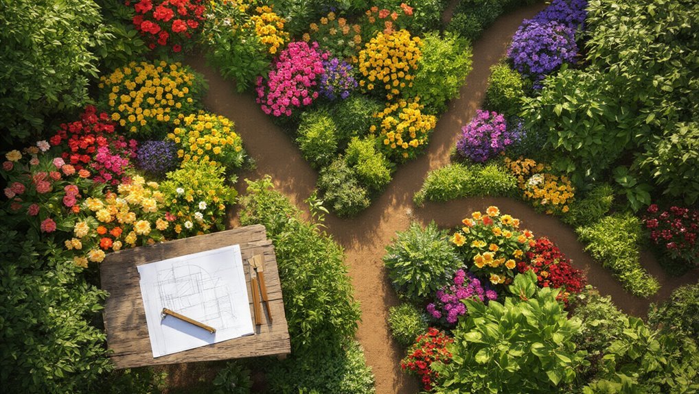 assess garden space thoroughly