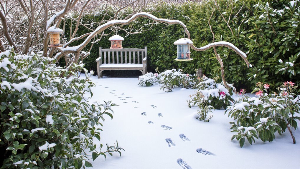 attracting birds to gardens