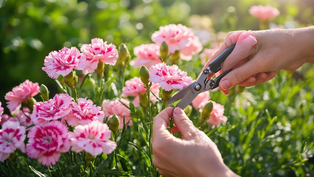 carnation pruning and maintenance