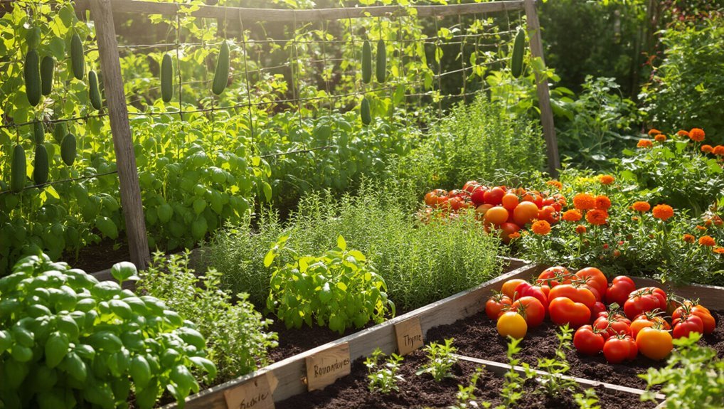 choose kitchen garden plants