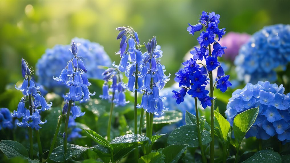 choosing stunning blue flowers