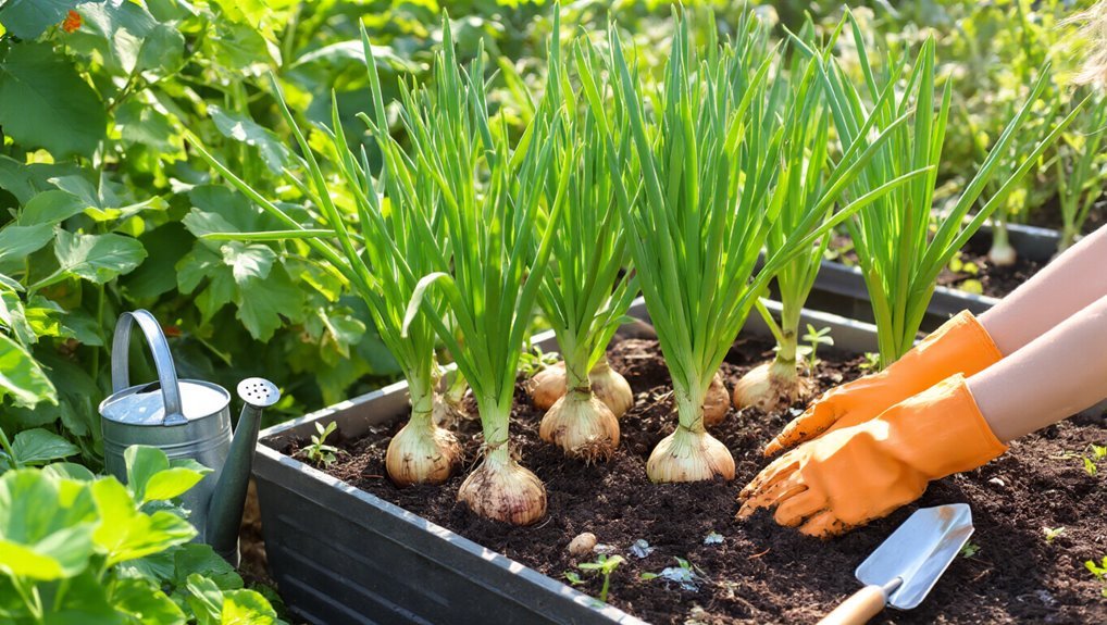 consistent care for onions