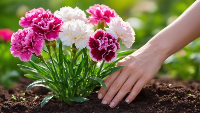 cultivating vibrant carnation blooms