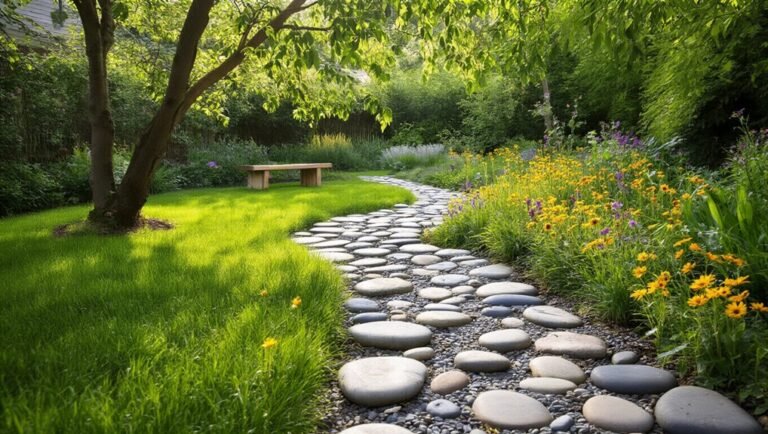 diy backyard garden path