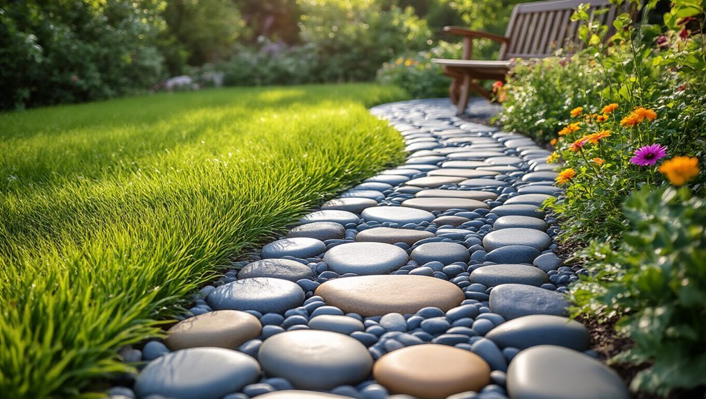 diy garden path installation