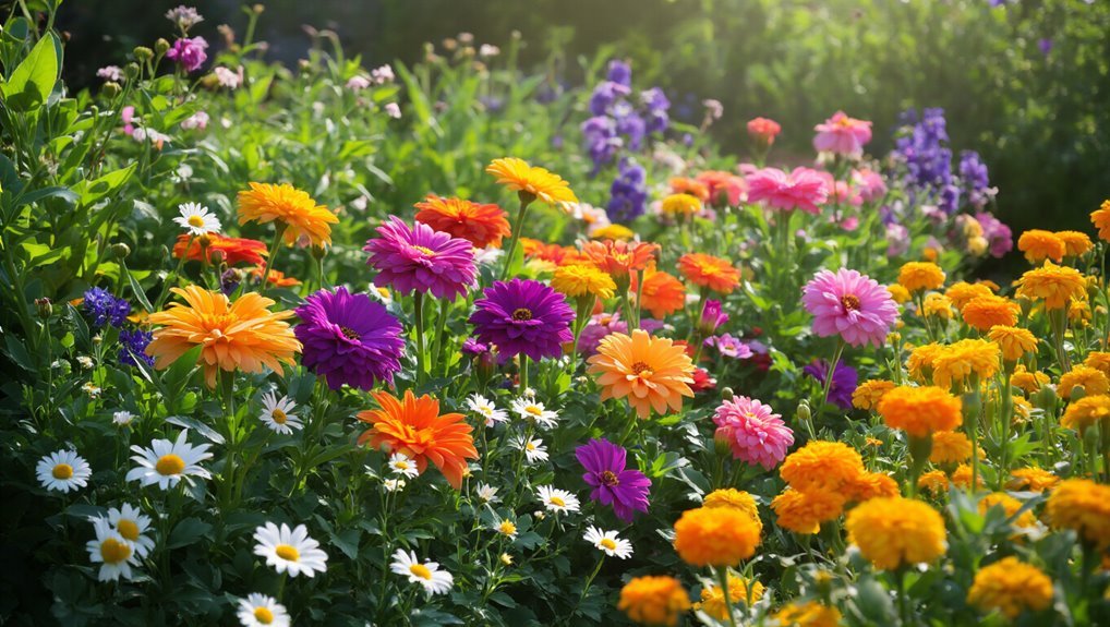 easy annuals and perennials
