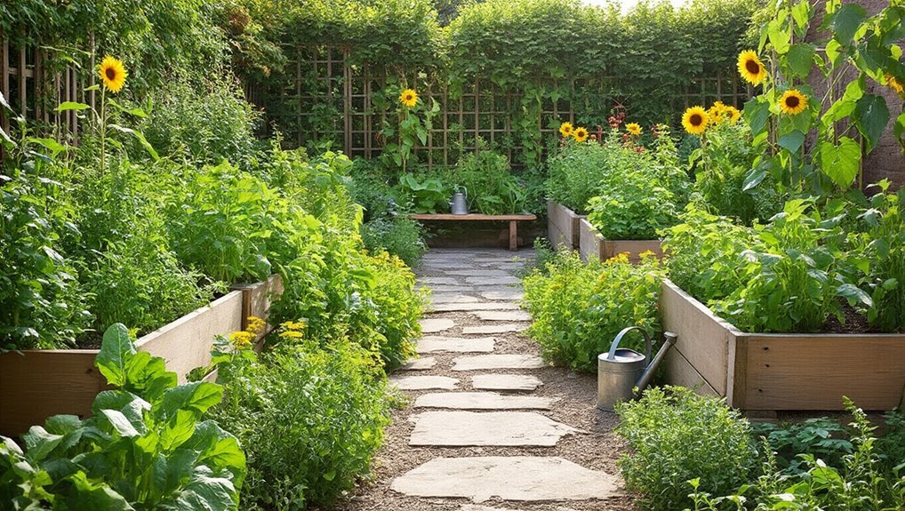 efficient garden layout design