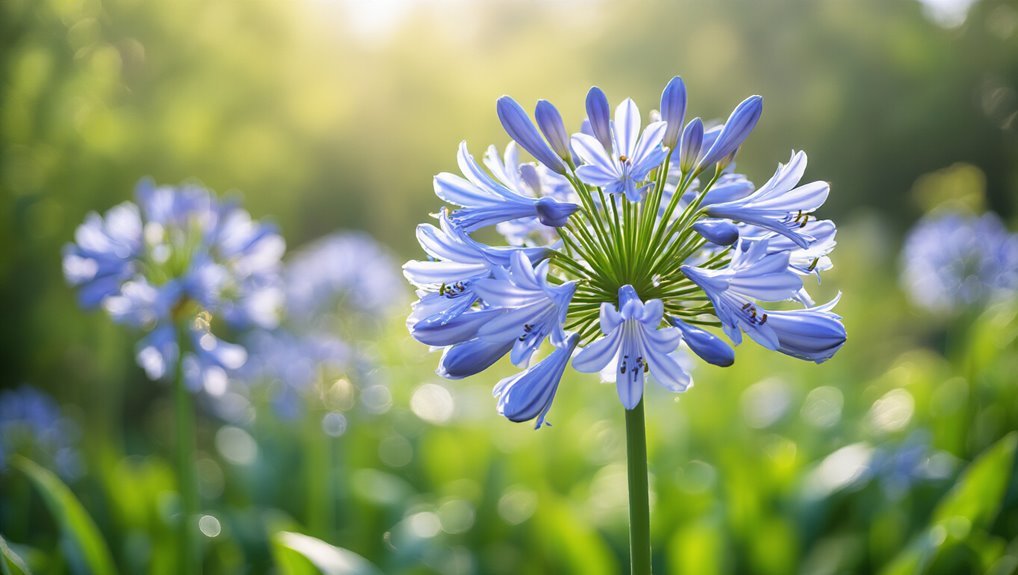 elegant blue flowering perennial