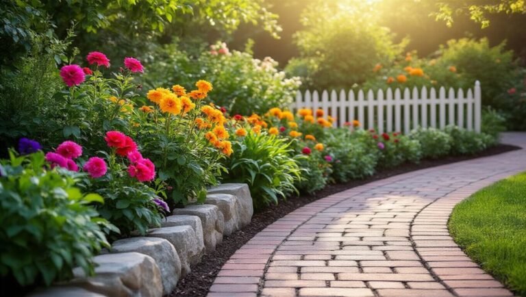 flower bed edging designs