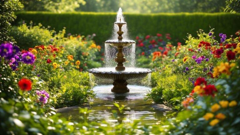 focal point in garden