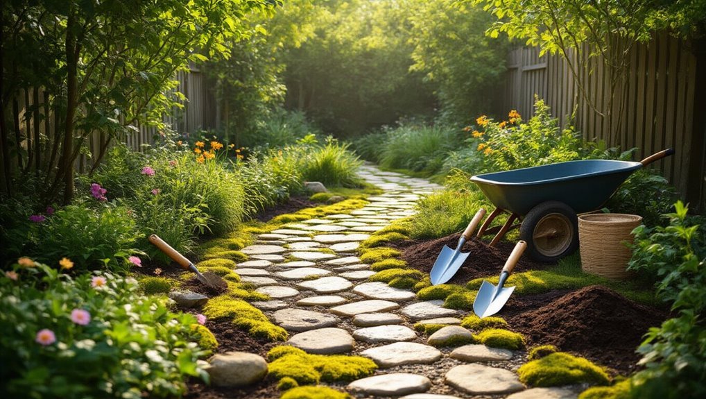 gather tools for landscaping