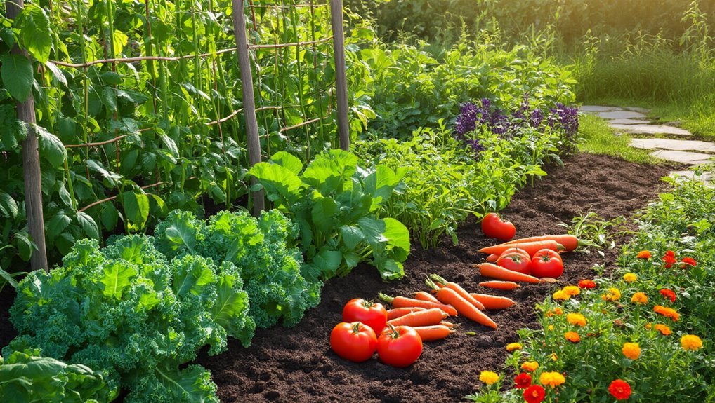 grow fresh vegetables at home