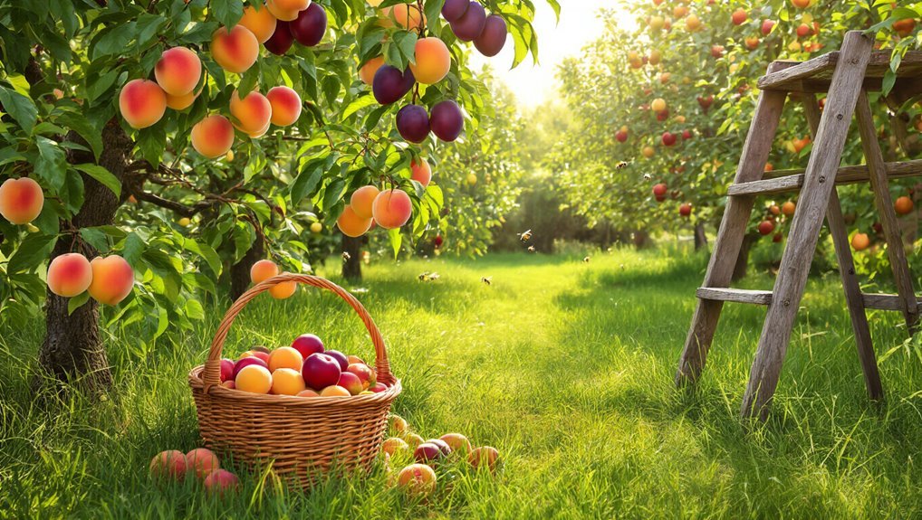 harvest fruit at peak
