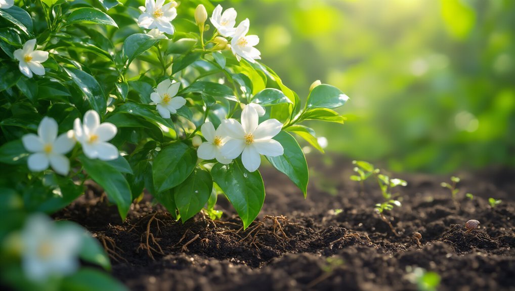 healthy soil for jasmine