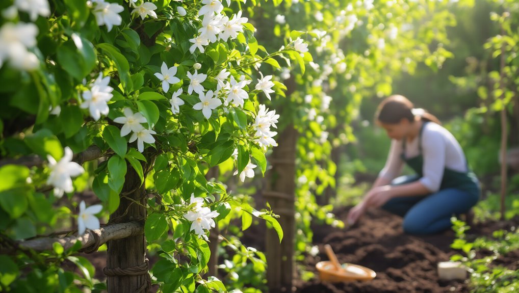 jasmine planting for quick growth