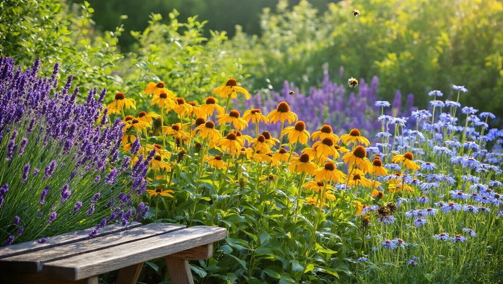 low maintenance perennial flowers garden