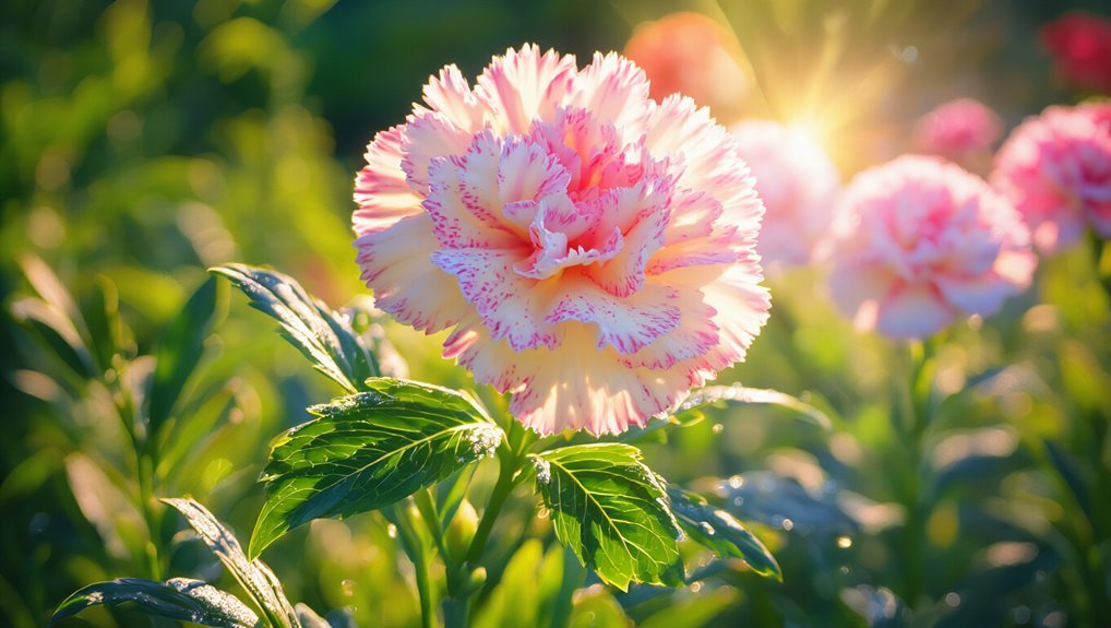 optimal sunlight for carnations
