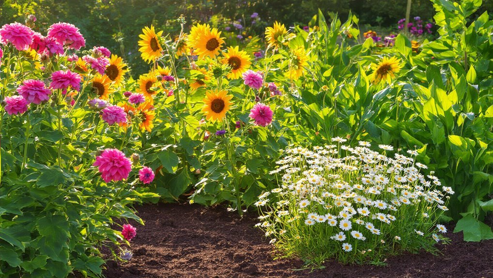 optimal sunlight for flowers