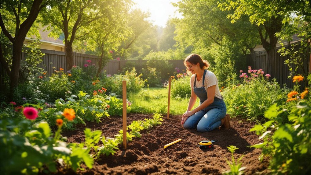 optimal vegetable garden placement