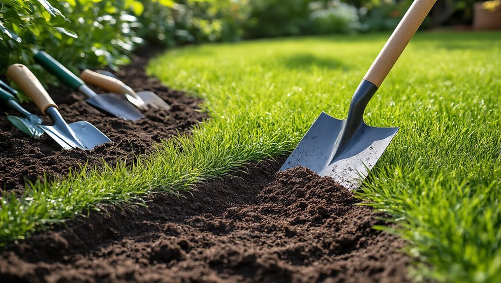 prepare area for edging