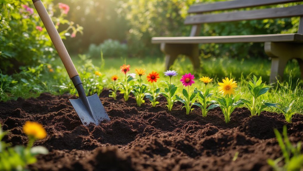 prepare soil for flowers