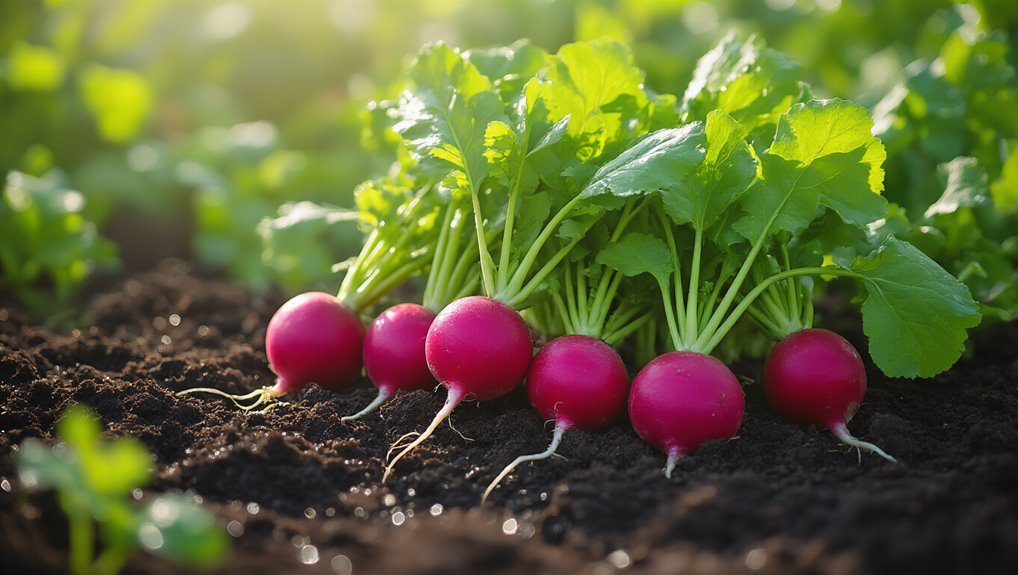 quick growing easy care radishes