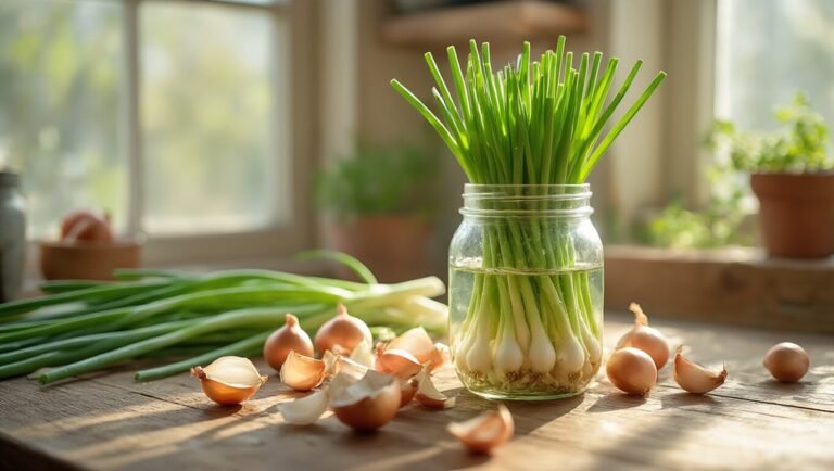 regrow onions from scraps