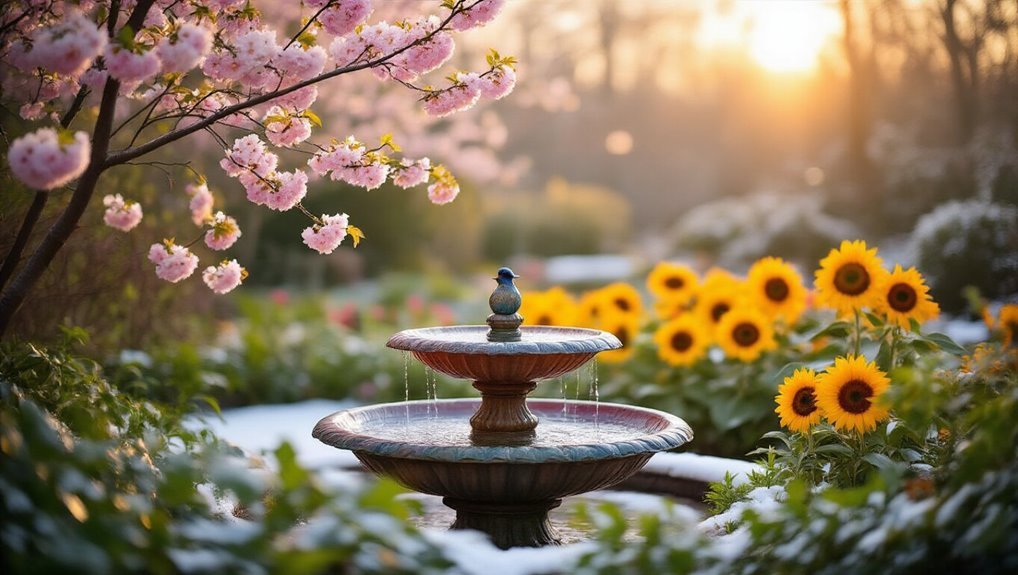 seasonal garden focal points