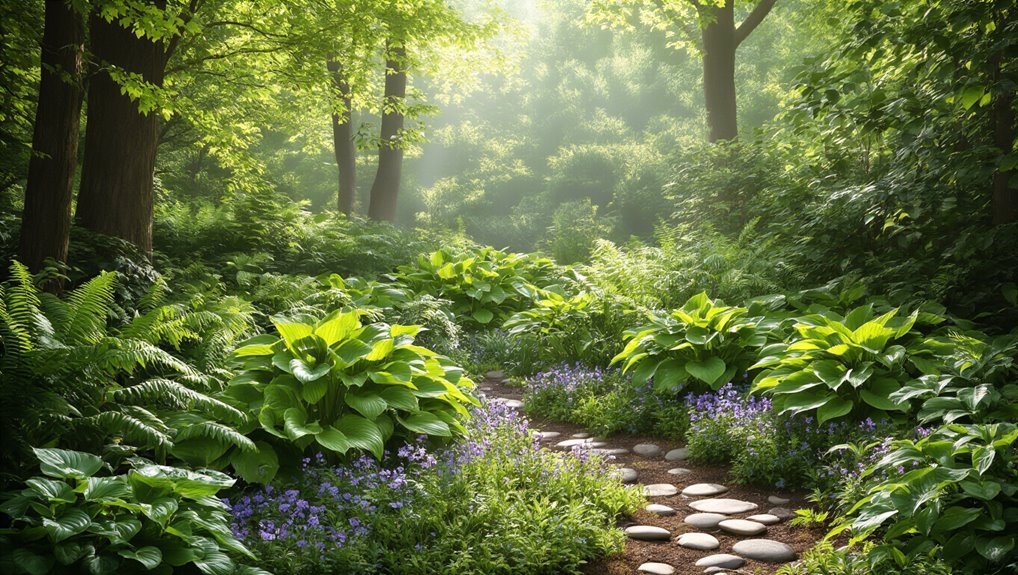 shade loving perennial garden options