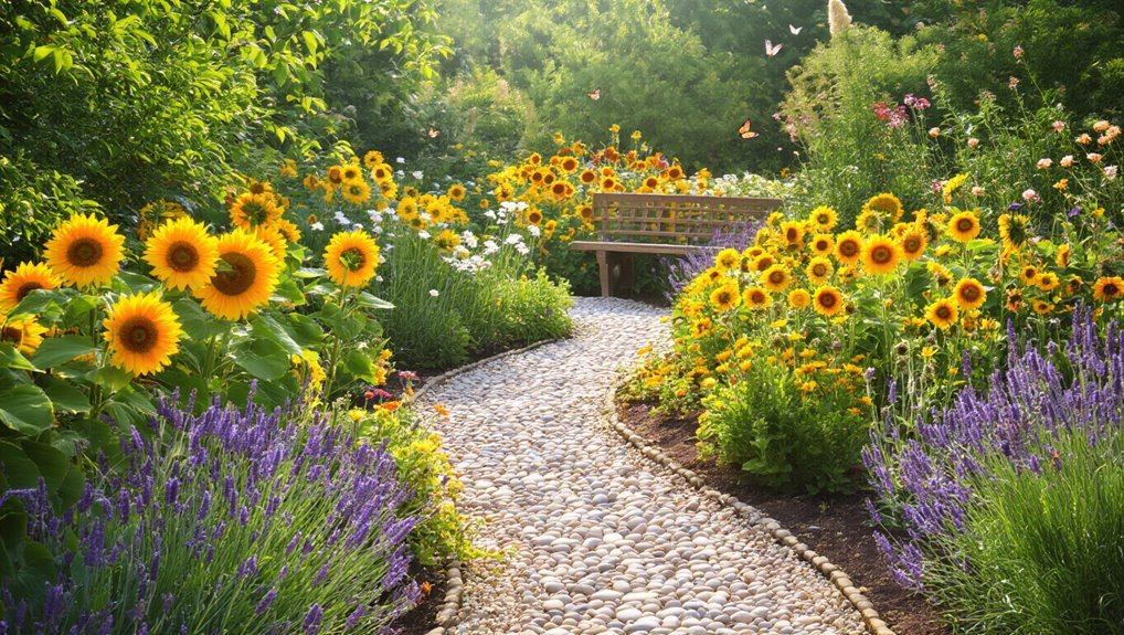 simple flower garden arrangements