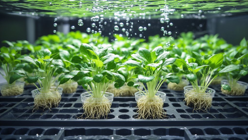 soil less plant growth method