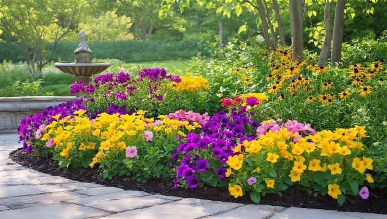 stunning front of house flowers