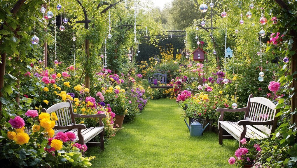 transform garden with decor