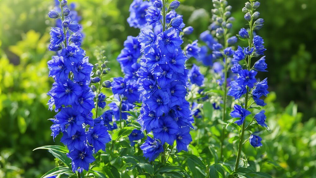 vibrant blue perennial flowers