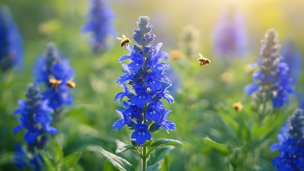 vibrant blue salvia varieties