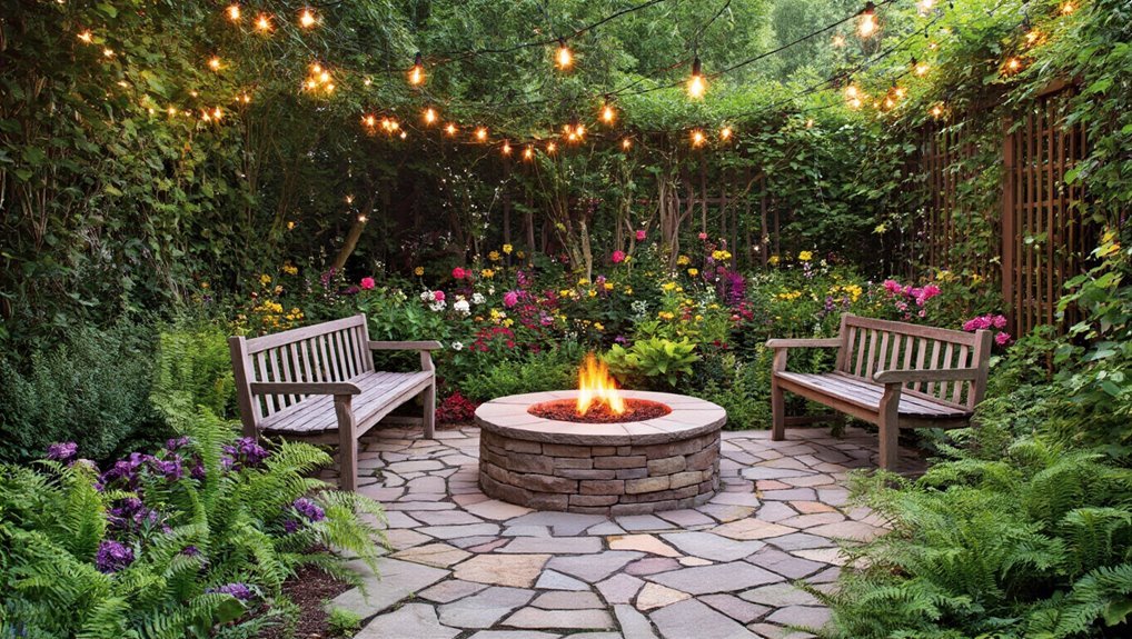 build a cozy fire pit