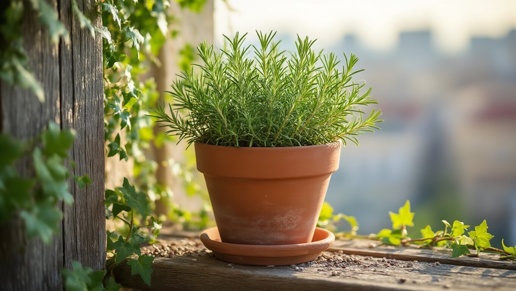choose proper rosemary container