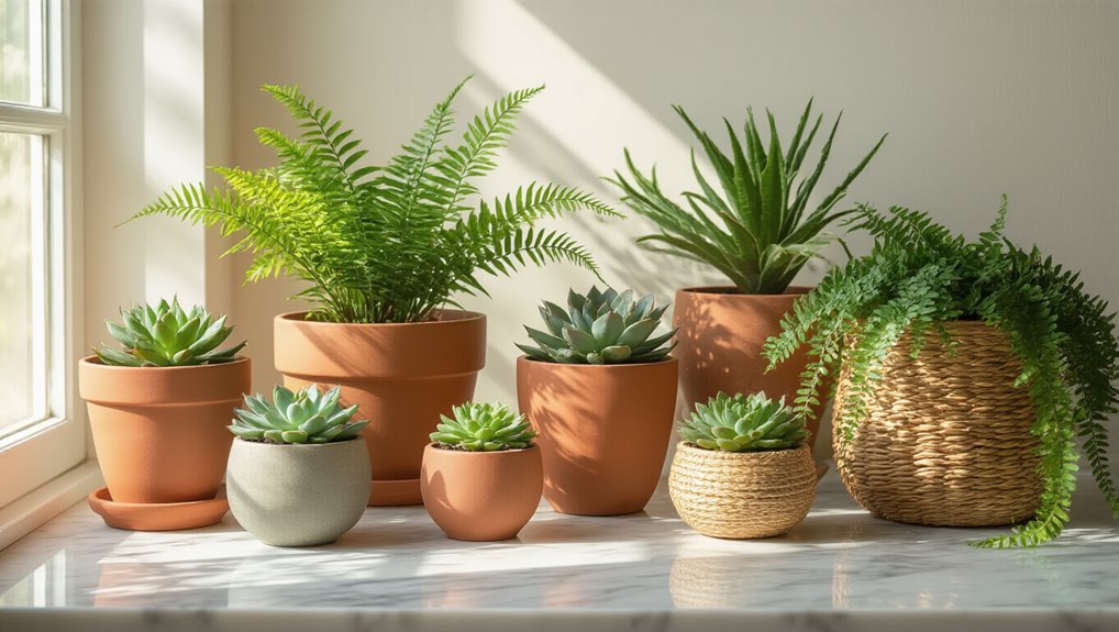 choosing ideal plant containers