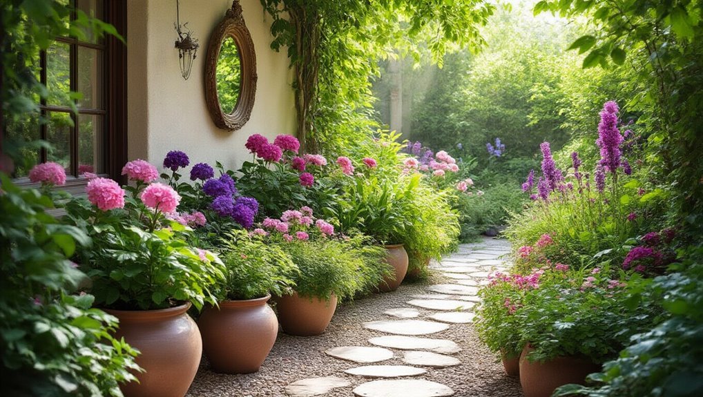 cohesive garden color palette