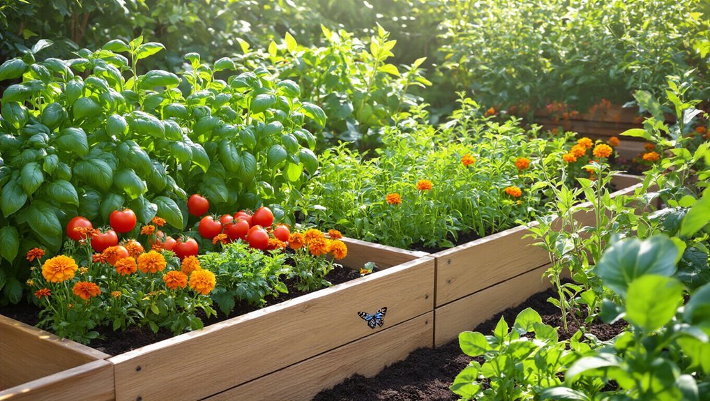 companion planting enhances growth