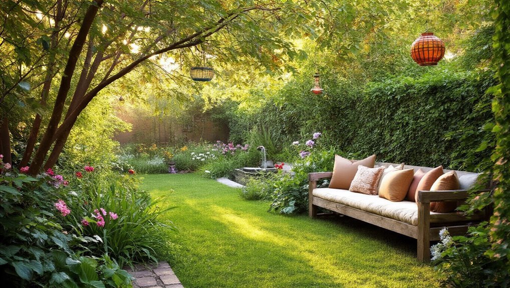 cozy outdoor relaxation spaces