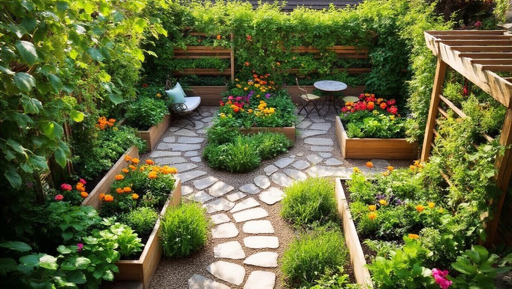 creative garden pathways design
