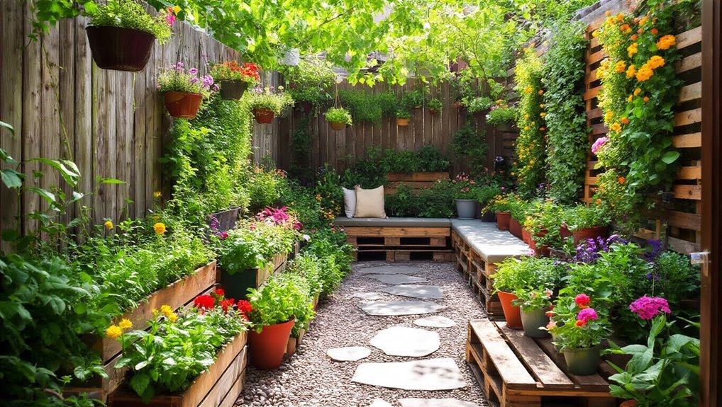 efficient small garden maintenance