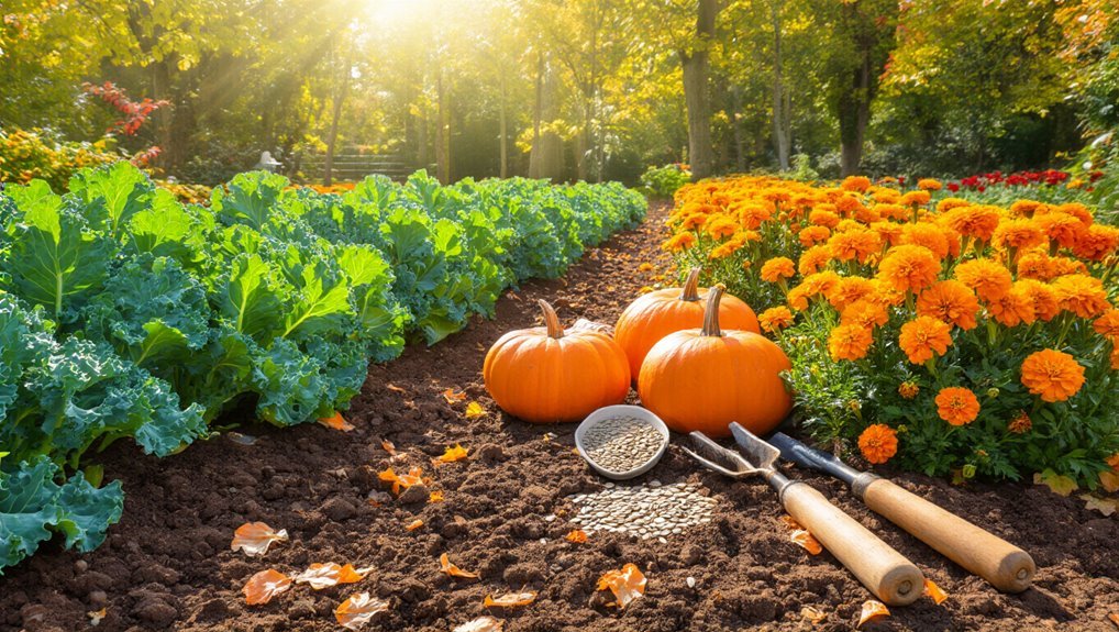 fall vegetable gardening tips