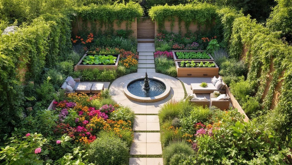 functional garden layout design