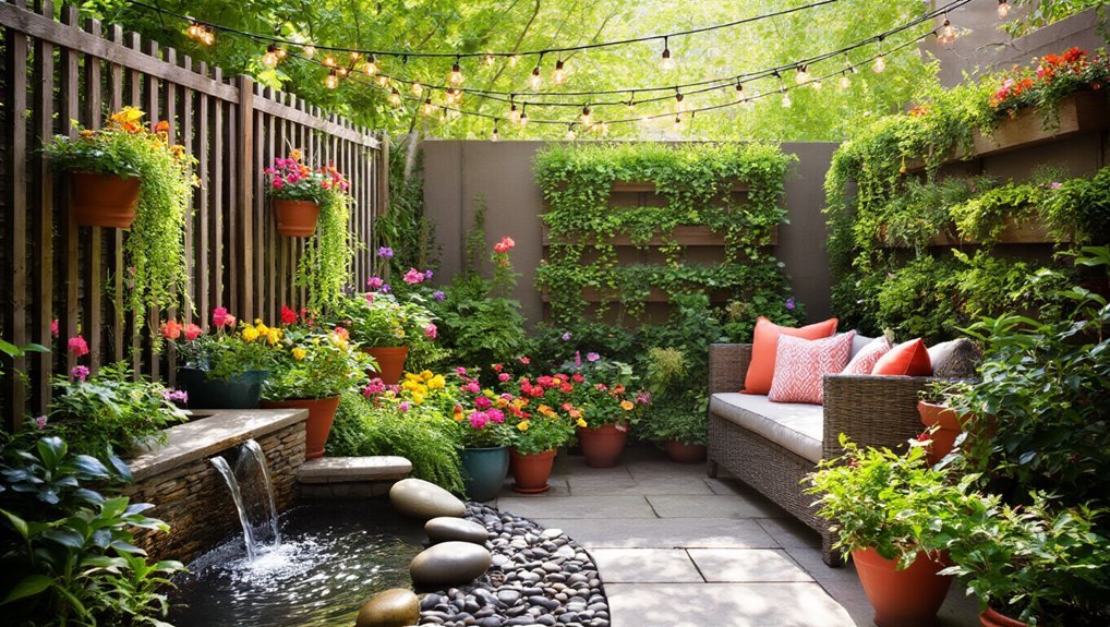 garden features and decor