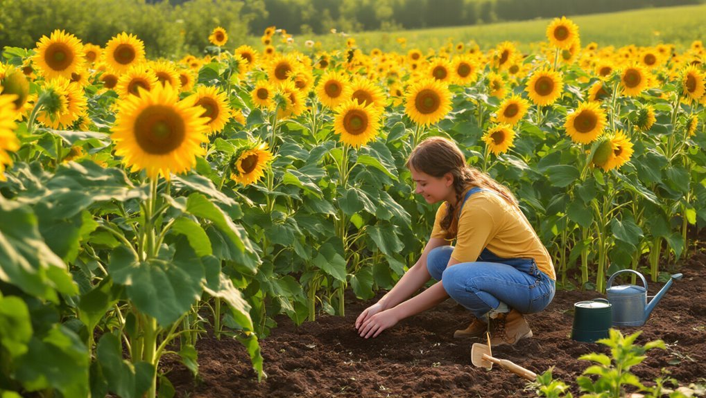 healthy sunflower care tips