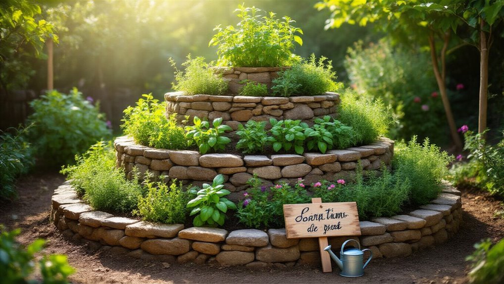 herb spiral gardening benefits