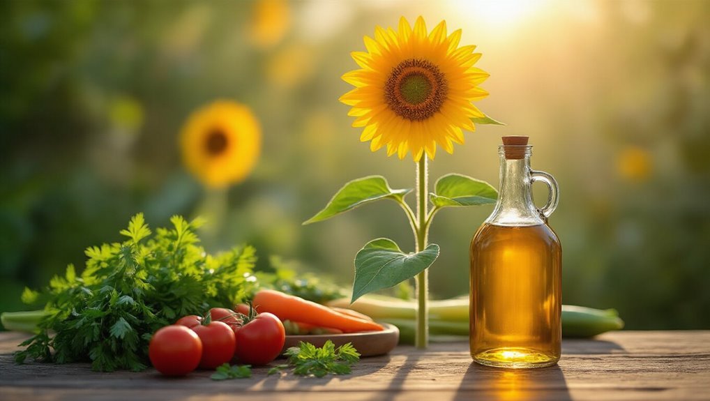 infused flavorful sunflower oil