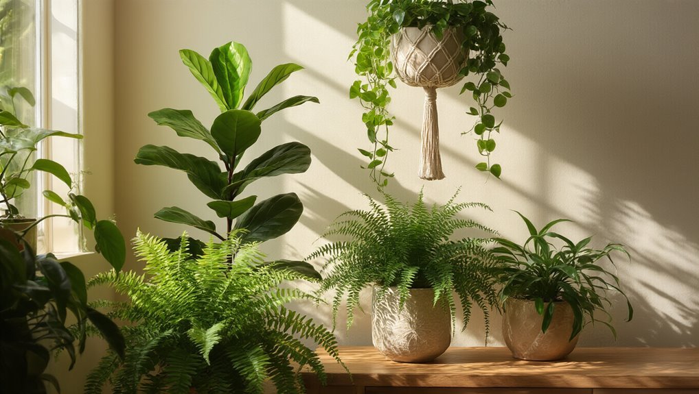 layered indoor garden design